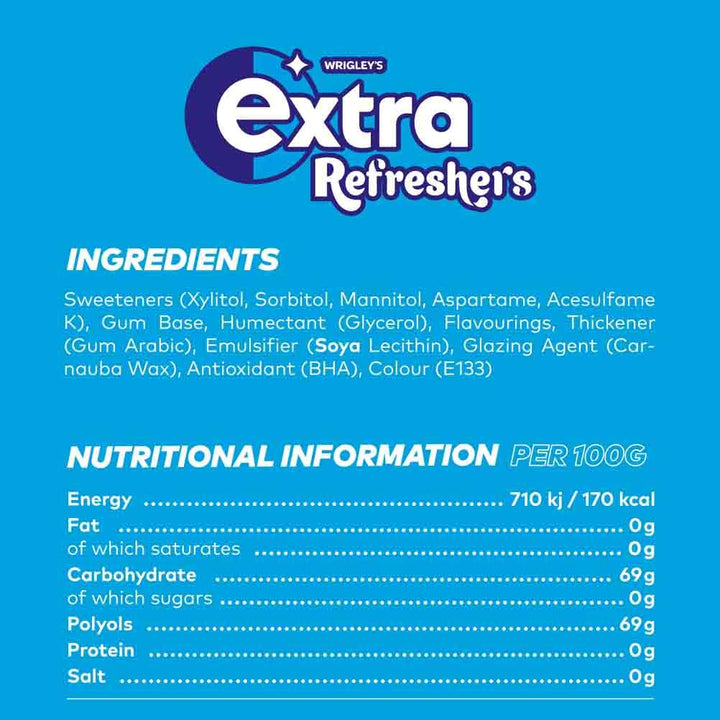 Extra - Strawberry Lemon Sugarfree Chewing Gum (30 Pieces)
