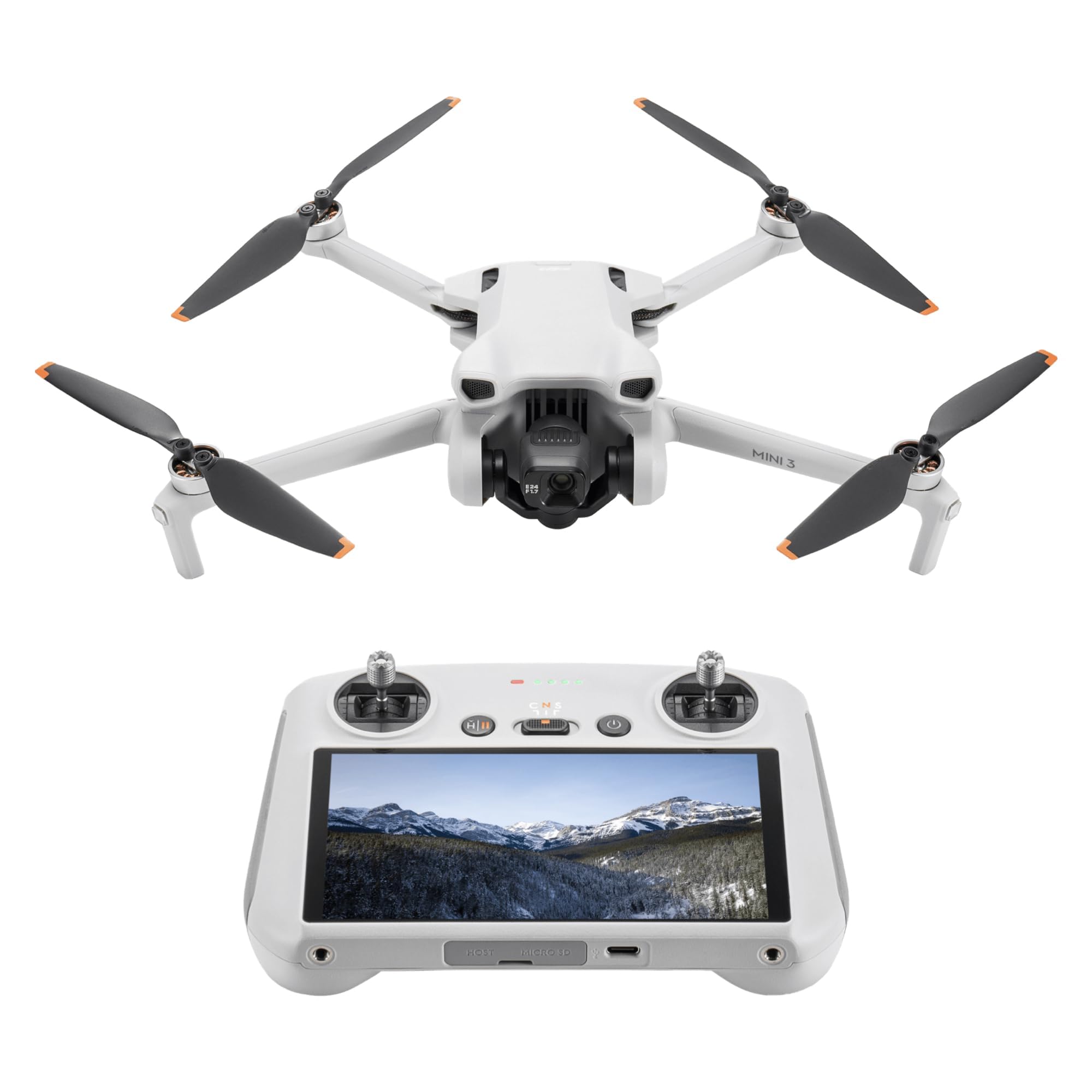 DJI Mini 3 (DJI RC) – Lightweight 3-Axis Gimbal 4K HDR Camera Drone with 38-Minute Flight Time