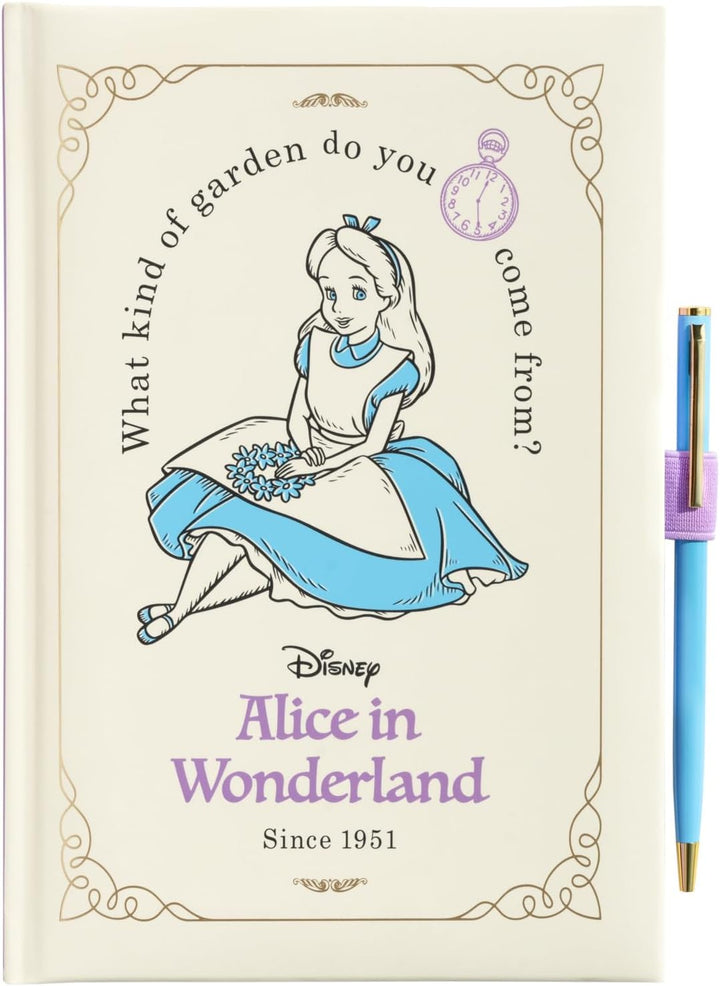 Alice in Wonderland - Lewis Carroll (Premium A5 Notebook with Pen, Disney Edition)