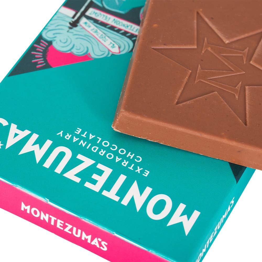 Montezuma - Happiness 35% Cocoa Milk Chocolate with Salted Caramelised Hazelnuts 90g