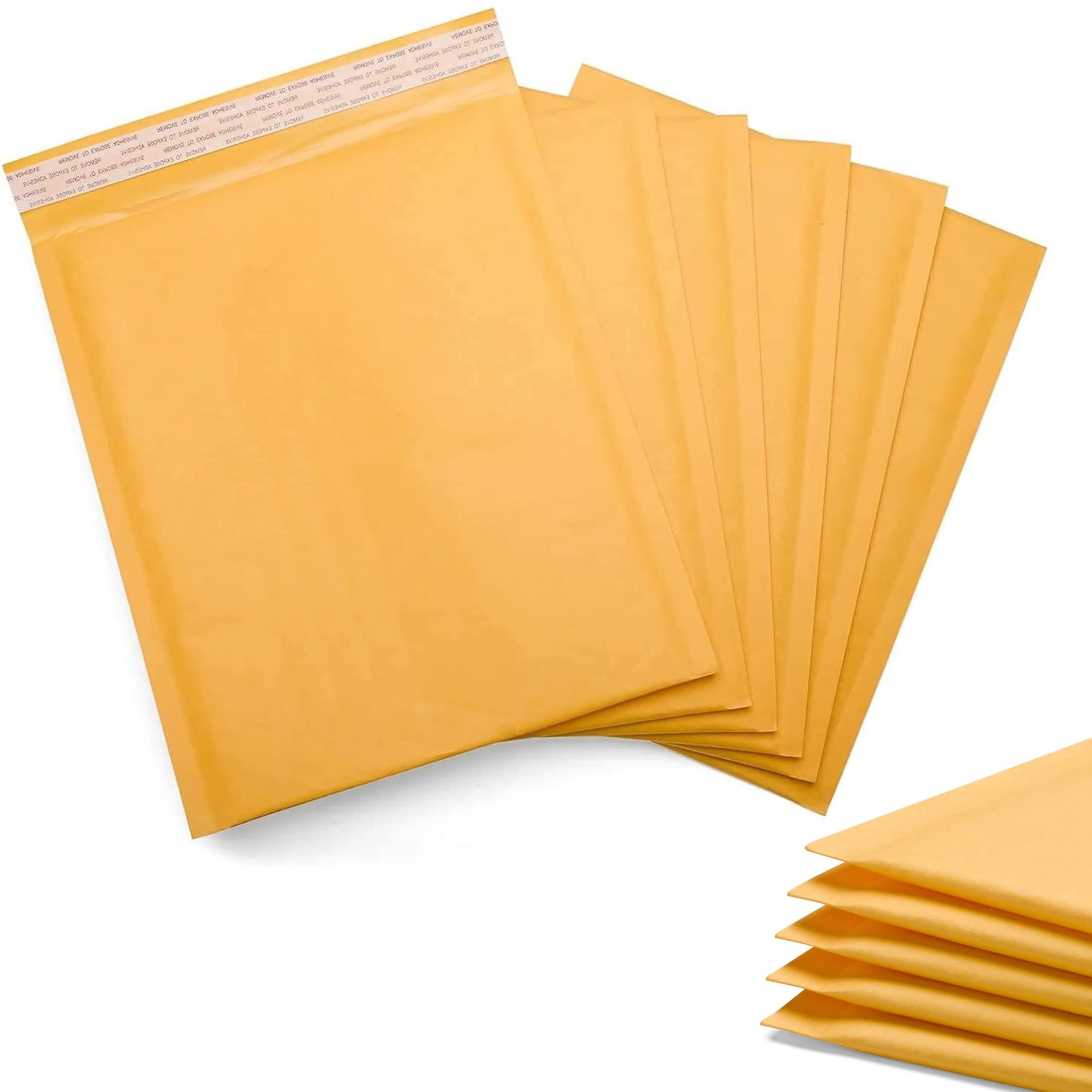 Postmaster Padded Envelope Mailers - A6 Gold, 100x165mm, 50 Count | FSC Certified