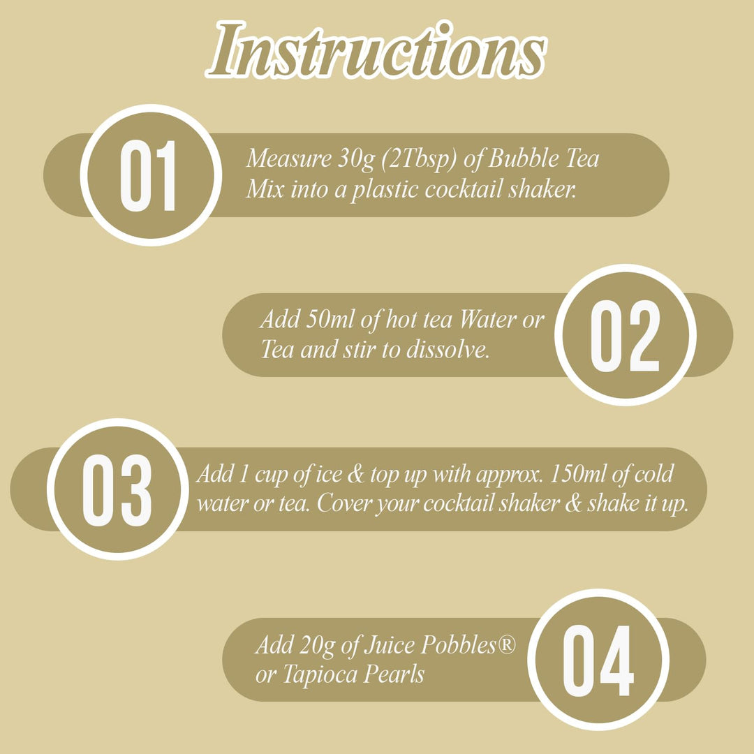 Bubble Tea House Co. - Milk Tea Flavoured Bubble Tea Powder 1 kg