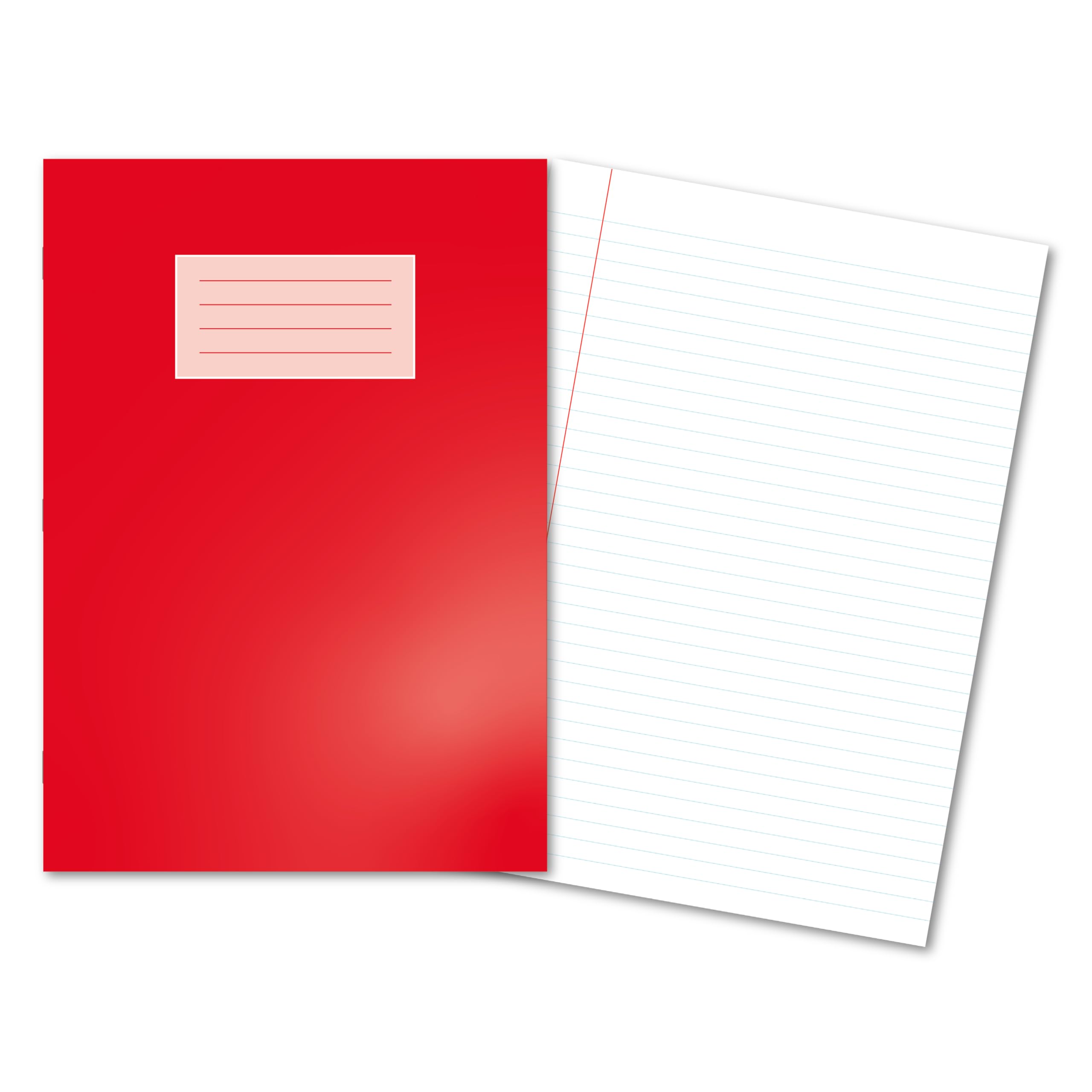 Oxford A4 Composition Notebooks - 80 Pages, 8mm Ruled with Margin | Pack of 5 Assorted Colours 2