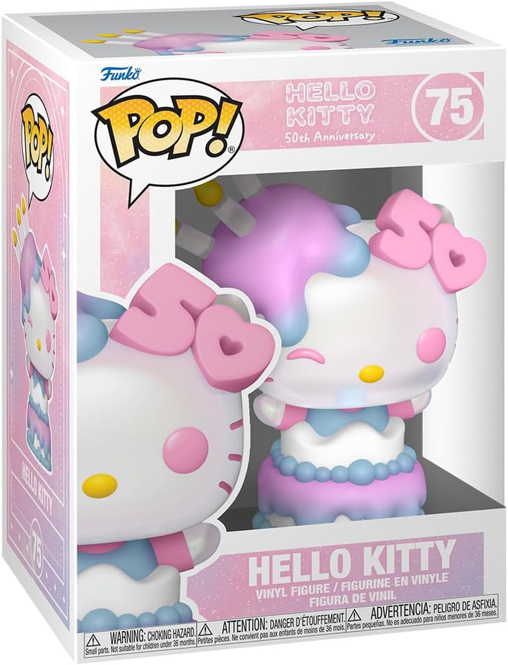 Funko Pop! Sanrio: Hello Kitty 50th Anniversary - Hello Kitty In Cake Vinyl Figure (76089)