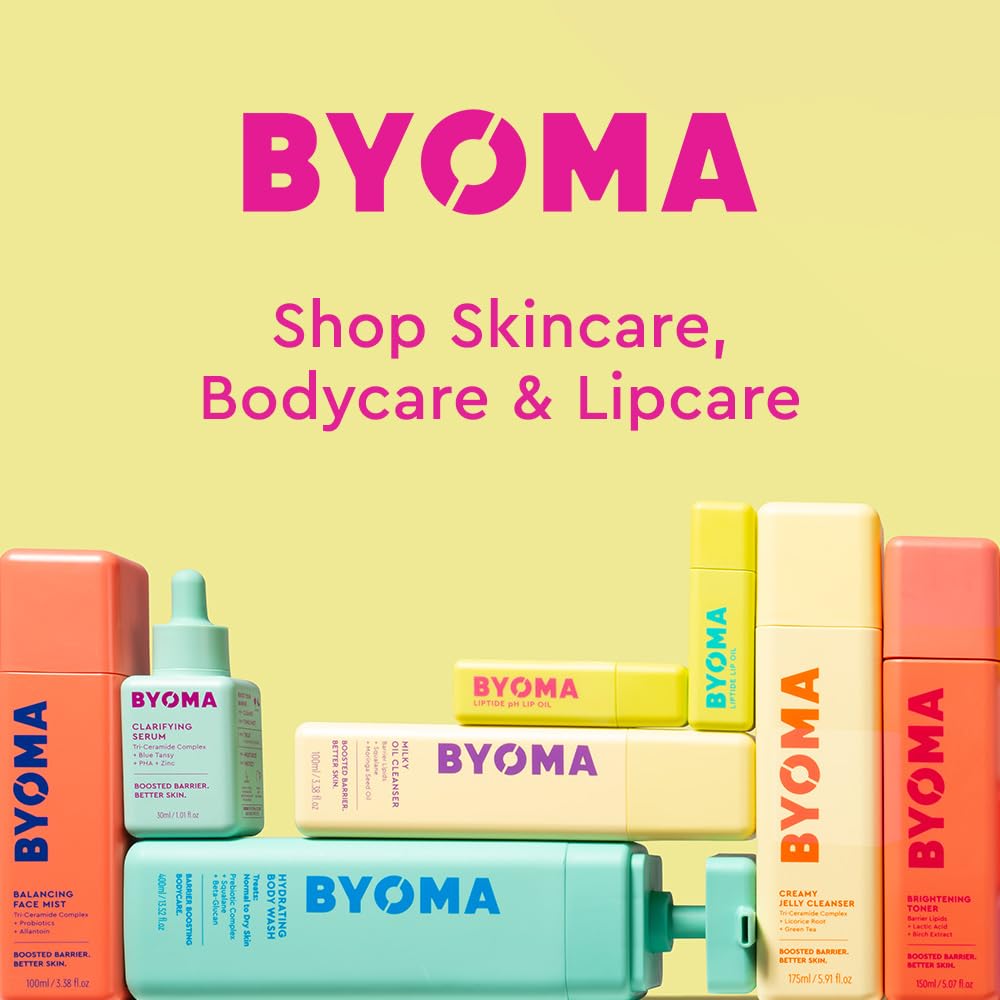 BYOMA Brightening Body Lotion - 400ml | Hydrates & Brightens | Evens Skin Tone 8