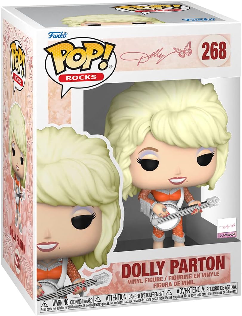 Funko Pop! Rocks - Dolly Parton Vinyl Figure (Model Number: 72100)