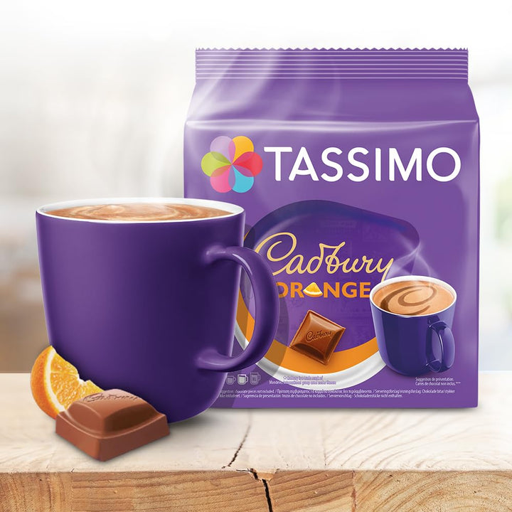 Tassimo Cadbury Orange Hot Chocolate Pods - Pack of 5 (40 Total Drinks)