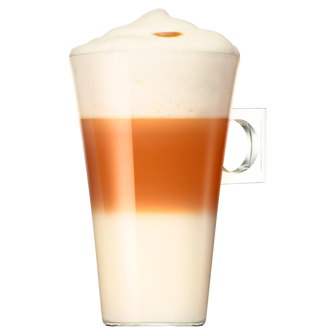 Nescafé Dolce Gusto Latte Macchiato Coffee Pods, 3 x 16 Capsules (48 Total) - Whole Milk & Arabica-Robusta Blend