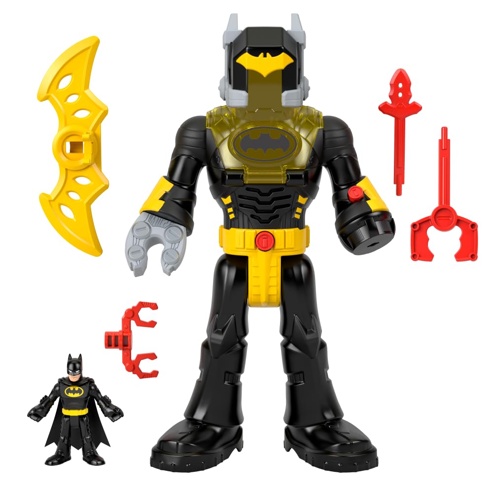 Fisher-Price Imaginext DC Super Friends Batman Insider & Exo Suit Robot | Ages 3+ 5