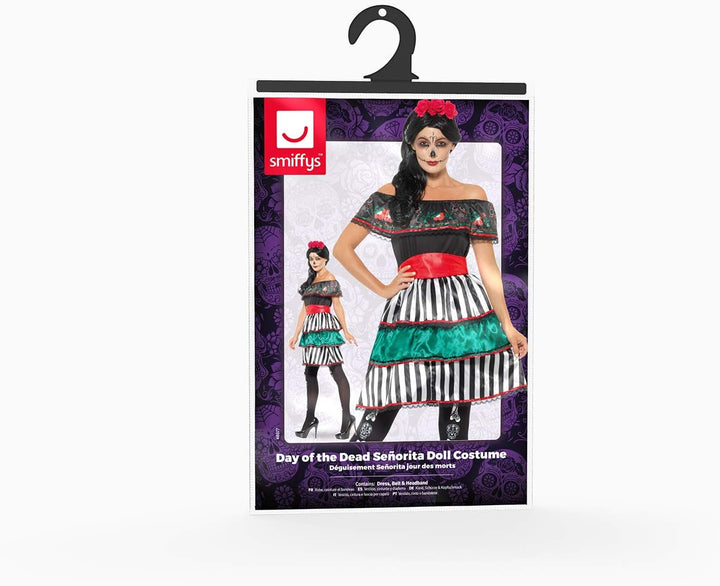 Smiffys Day of the Dead Senorita Costume - X-Large (48077X1)