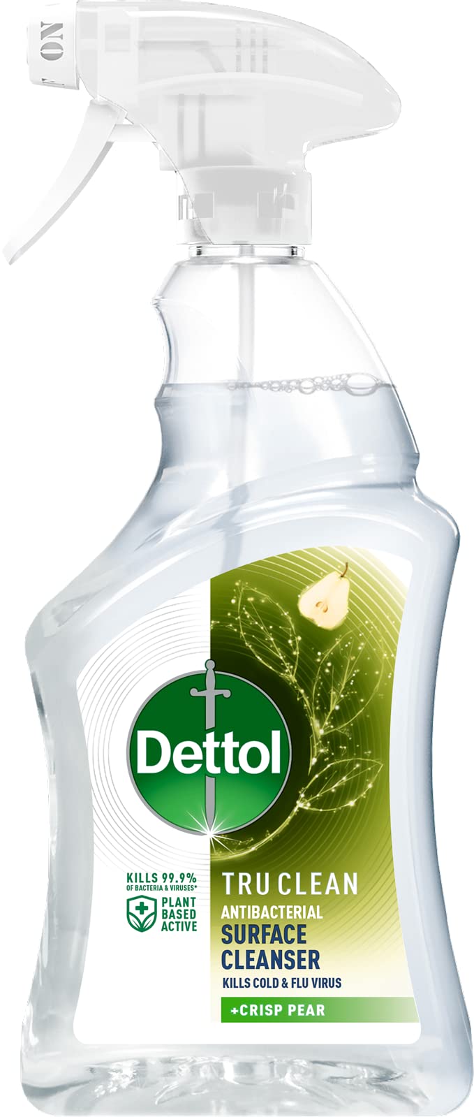 Dettol Tru Clean Surface Cleanser Crisp Pear Liquid Cleaner 750ml | Kills 99.9% Bacteria & Viruses
