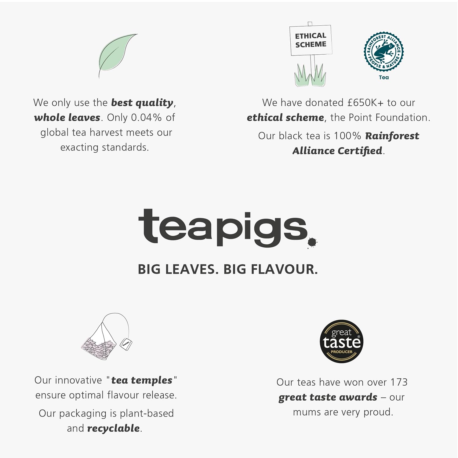 teapigs Super Fruit Tea - Caffeine-Free Herbal Tea Bags with Hibiscus & Berries - 50 Bags 2