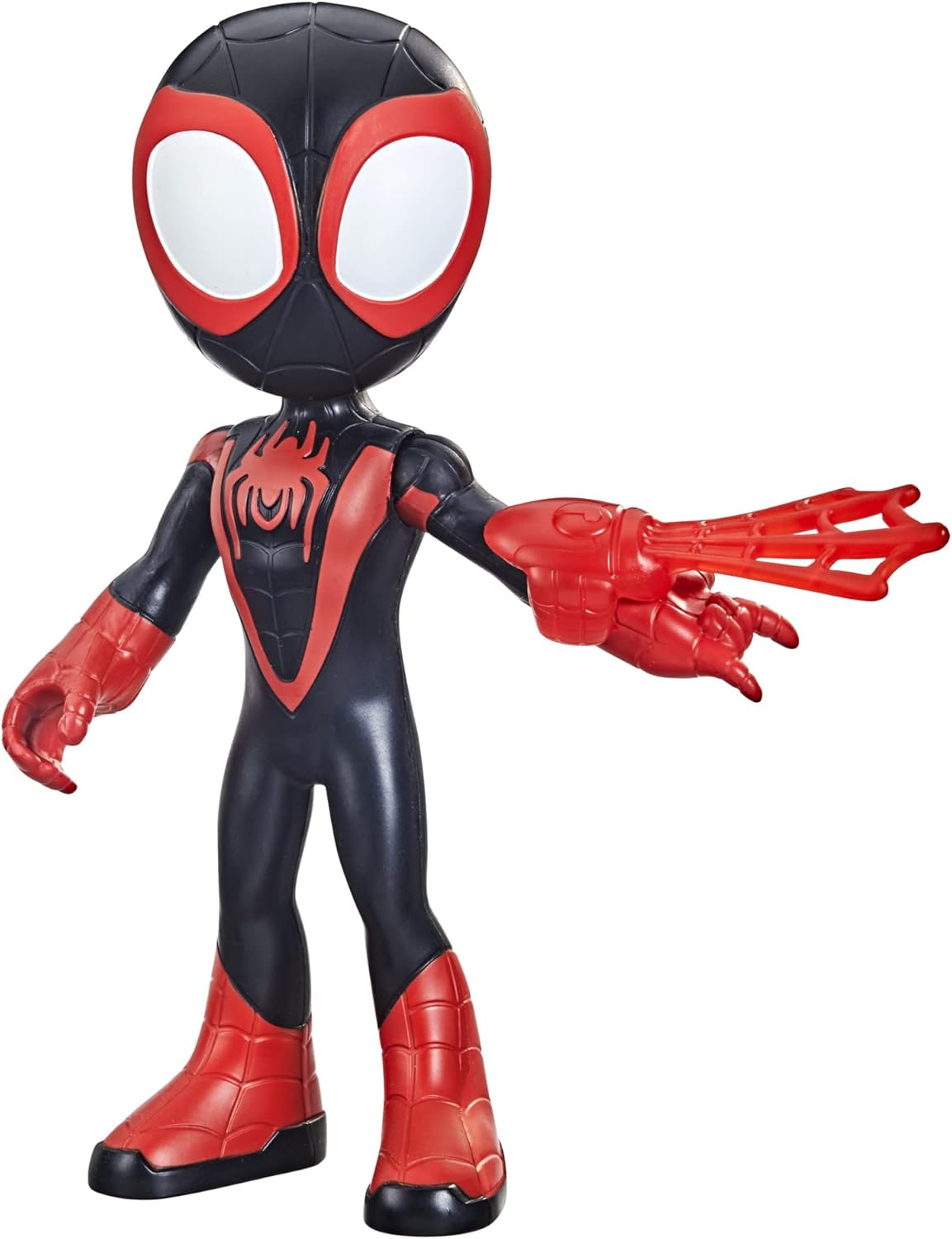 Hasbro Marvel Spidey and His Amazing Friends Supersized Miles Morales: Spider-Man Action Figure - 22.5 cm, Ages 3+