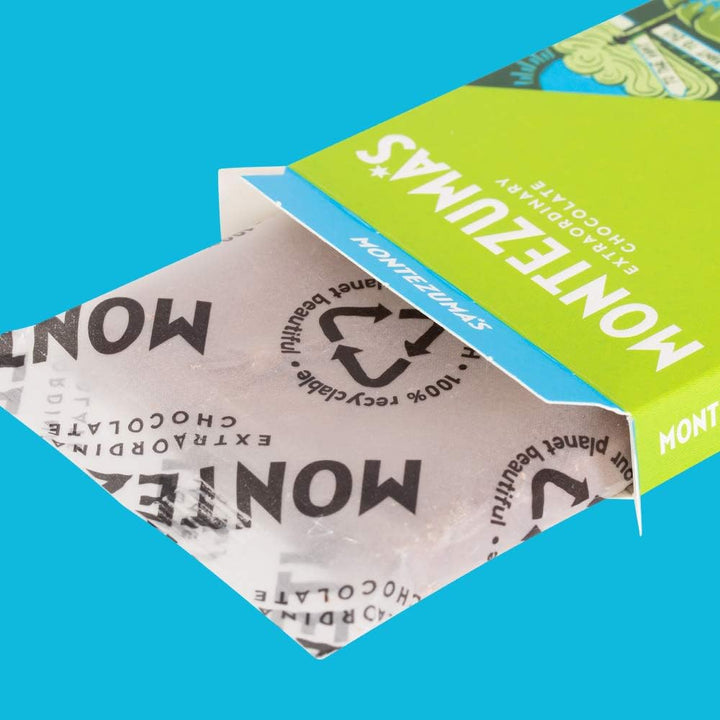 Montezuma - Sea Dog 70% Cocoa Dark Chocolate with Sea Salt & Lime, Vegan Gluten-Free Bar