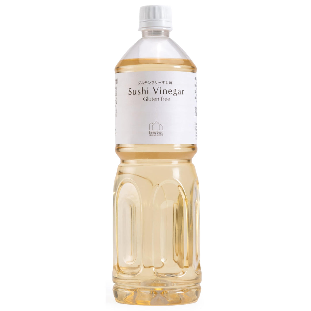 Emma Basic Sushi Vinegar 1000 ml - Gluten Free, No Sulphite, All Natural Sushi Seasoning for Rice, Pickling & Marinades