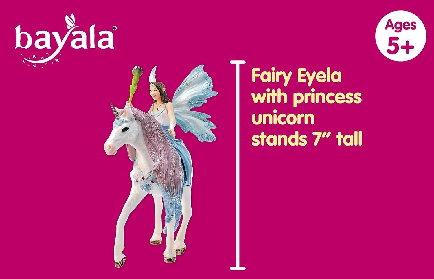 SCHLEICH Bayala Fairy Eyela with Princess Unicorn - 3-Piece Fantasy Playset for Kids 13