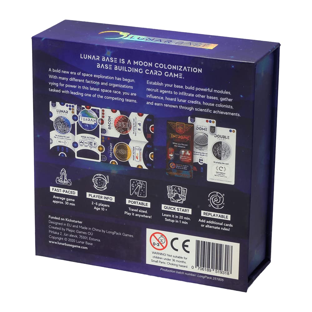 Plepic Games Lunar Base Card Game 3