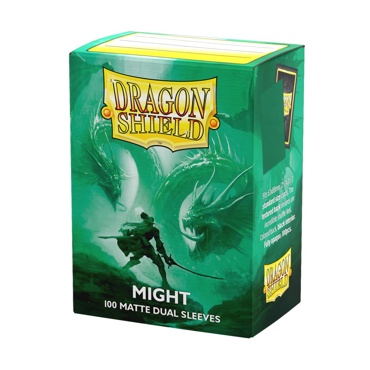 Dragon Shield Dual Matte Standard Size Sleeves 100pk - Might Green 1