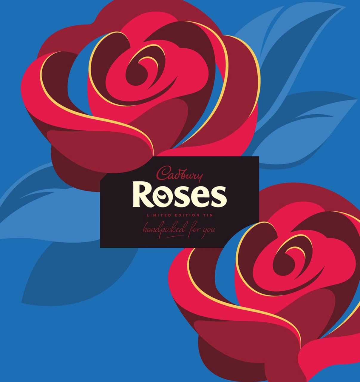 Cadbury Roses Limited Edition Festive Chocolate Tin - Assorted Miniature Chocolates 700g 3