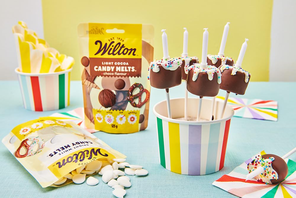 Wilton Candy Melts Red - Sweet Creamy Flavor Melting Candy for Molding & Dipping | 125g 3