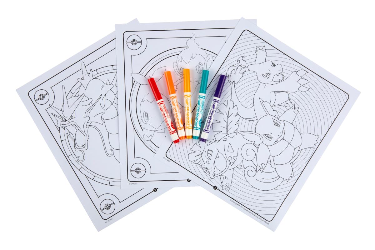 CRAYOLA Pokémon 96-Page Coloring Book with Sticker Sheet 4