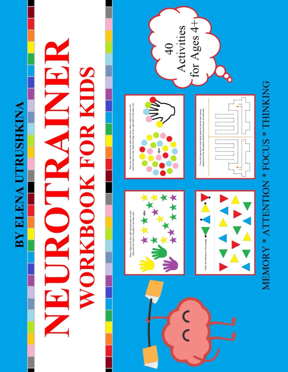 Elena Utrushkina Neurotrainer Workbook for Kids - 40 Activities for Memory & Focus | Paperback 1