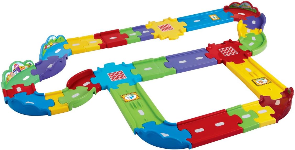 VTech Toot-Toot Drivers Deluxe Car Track Set - 30-Piece Interactive Playset for Toddlers 12M+ 3
