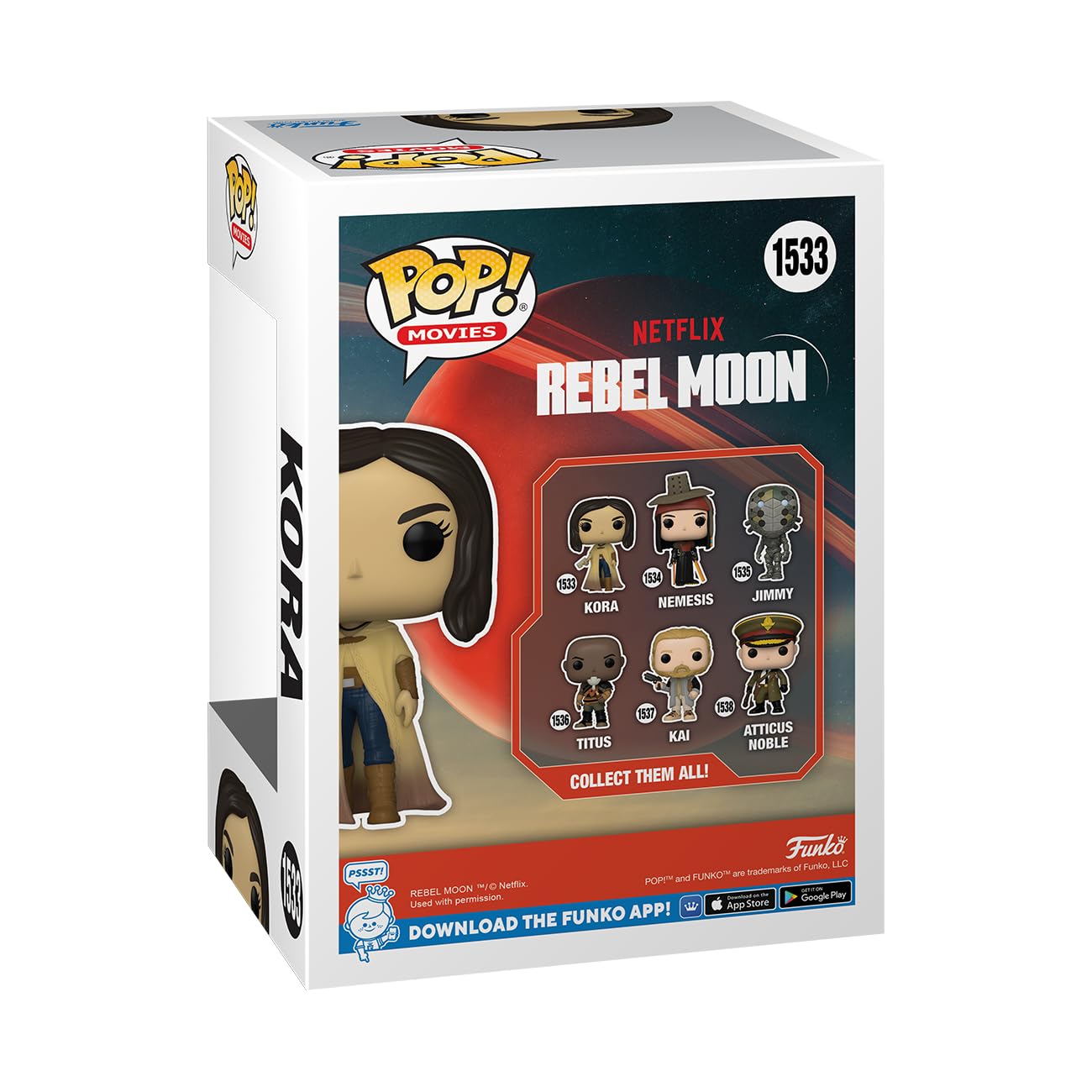 Funko Pop! Movies: Rebel Moon - Kora Vinyl Figure 72624 3