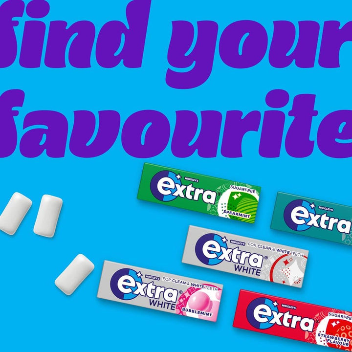 Wrigley's - Extra Peppermint Chewing Gum Sugar Free (84 g Multipack)
