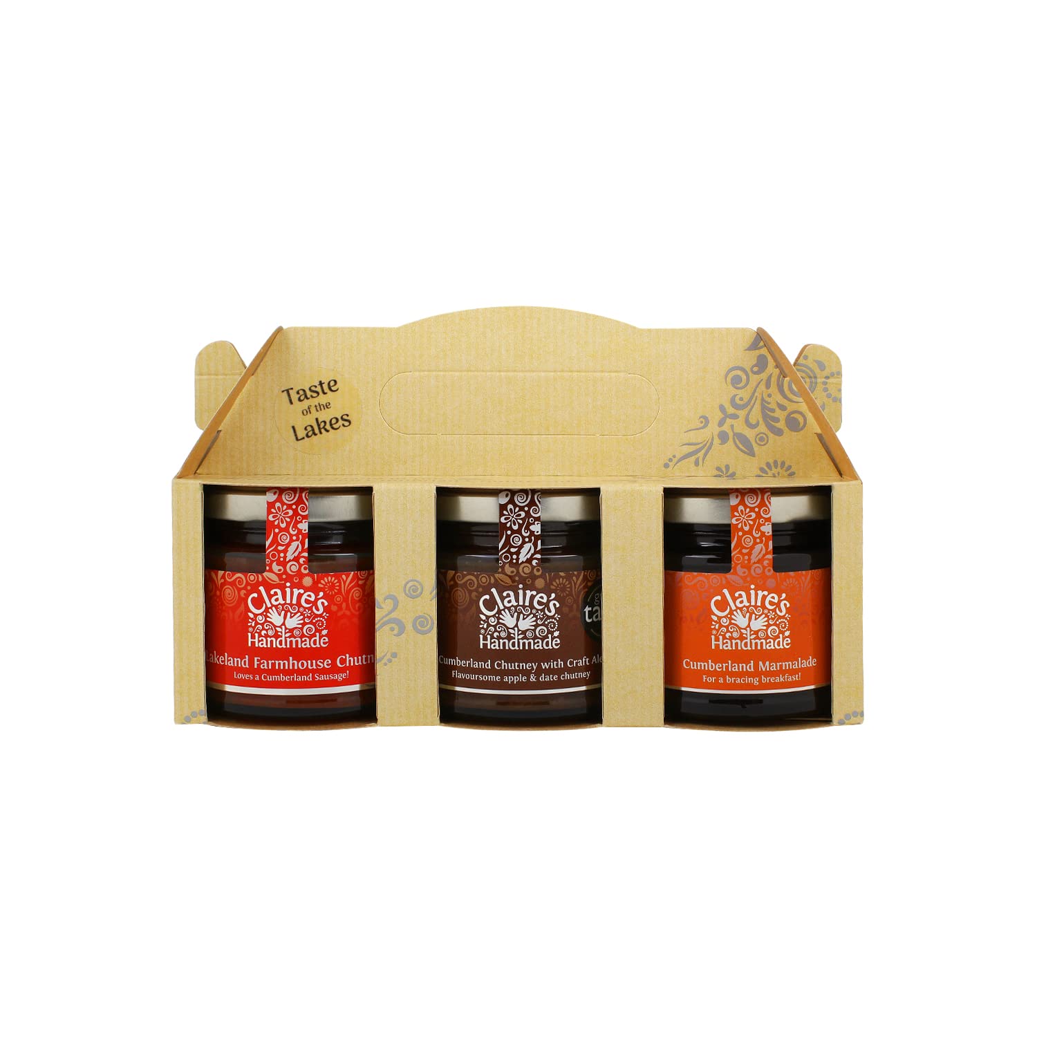 Claire's Handmade Taste of The Lakes Gift Pack (1x120g, 2x130g) - Lakeland Preserves