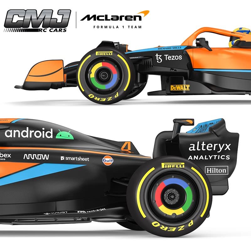 CMJ RC Cars McLaren F1 MCL36 RC Car - 1:18 Scale | 2.4Ghz Control | Up to 8.2km/h 5