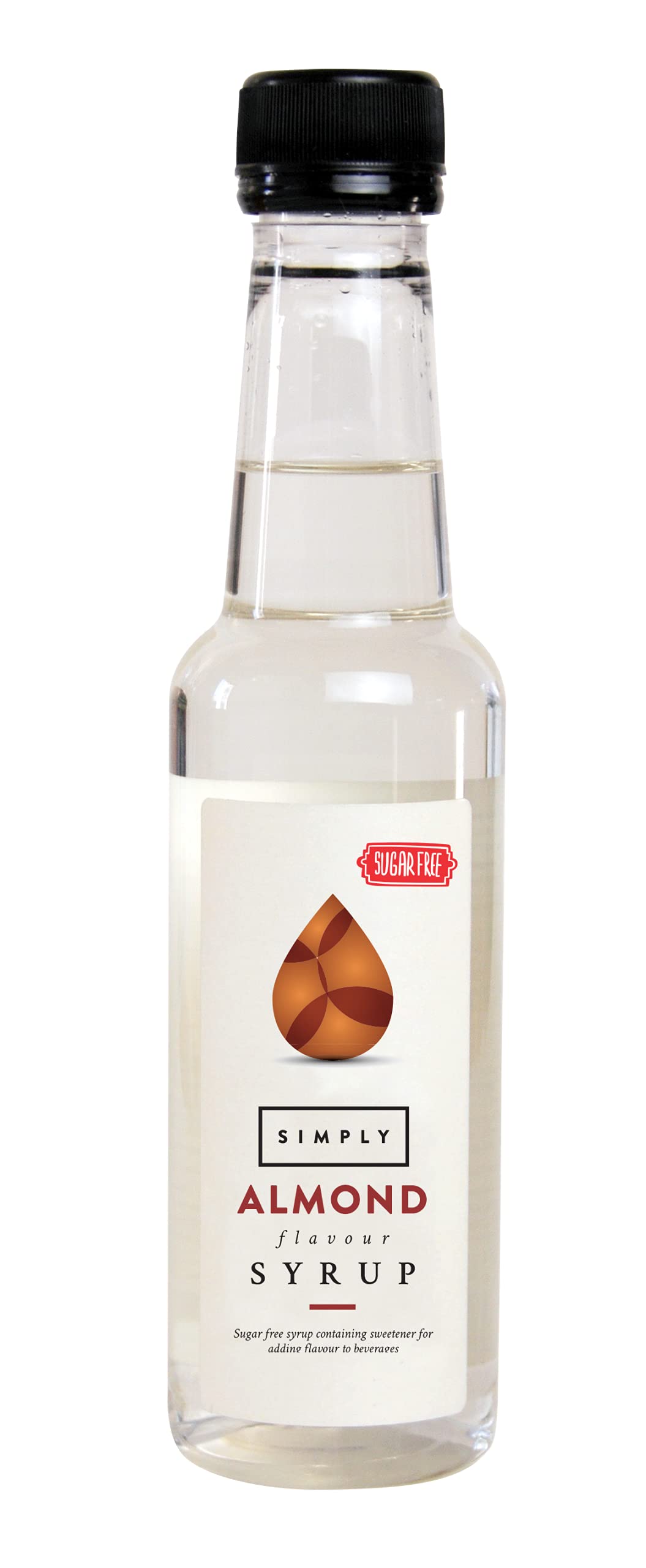 Simply Sugar Free Almond Syrup, Low Calorie, Vegan & Nut Free Flavoured Syrup 1