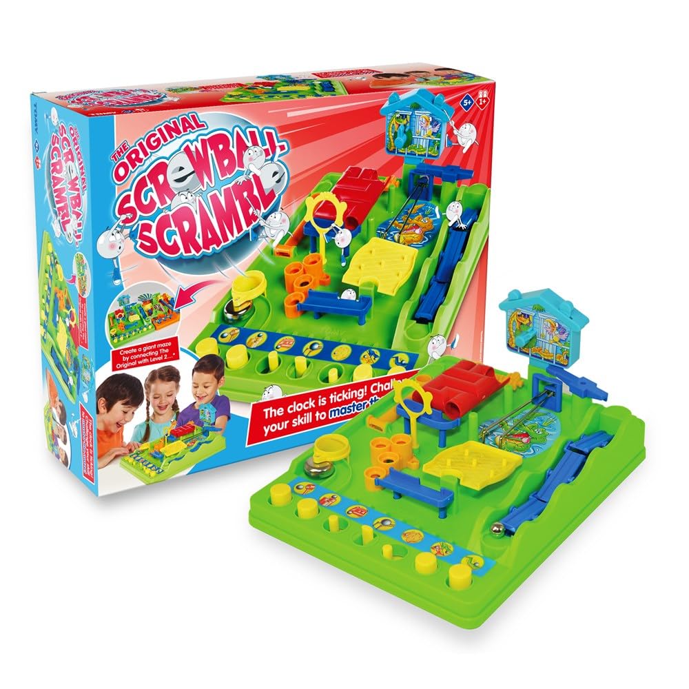 TOMY Screwball Scramble Classic Action Board Game