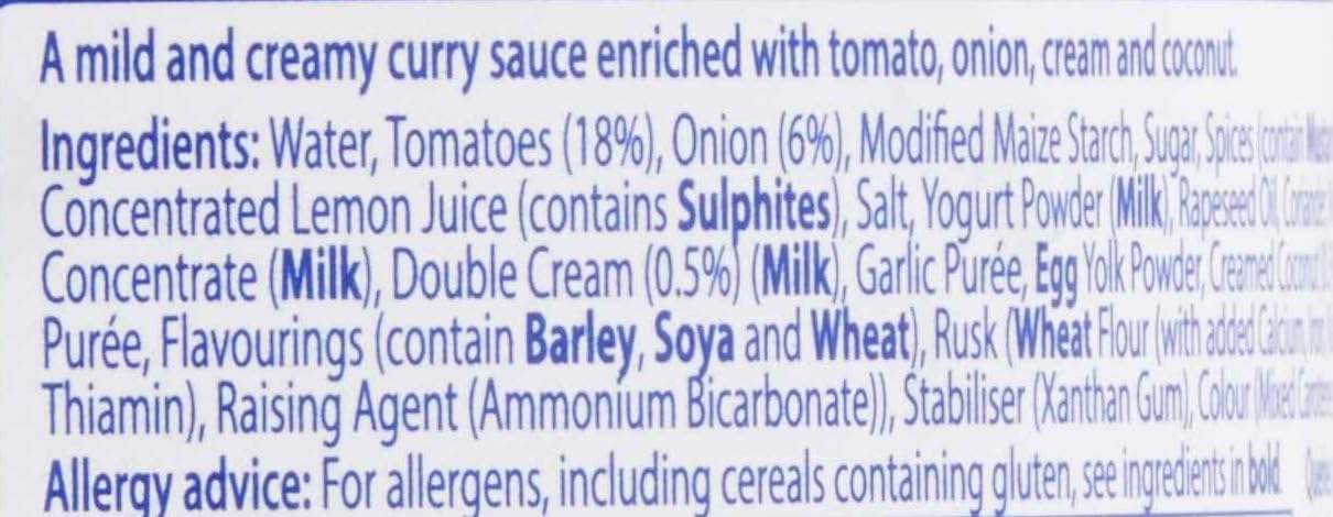Homepride Mild and Creamy Curry Cooking Sauce, 485g Jar 6