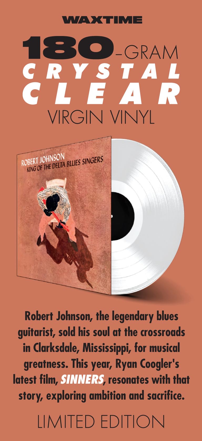 Robert Johnson - King Of The Delta Blues Singers [180g Crystal Clear Vinyl]