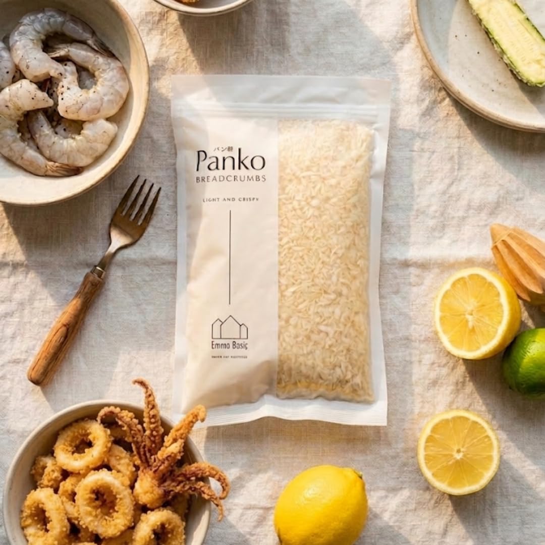 Emma Basic Panko Breadcrumbs - Long Needle Shape, Additive-Free | 200g Bag 6