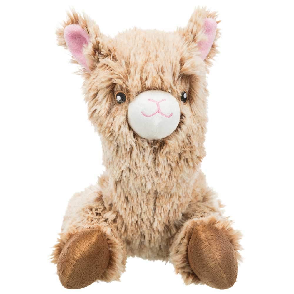TRIXIE Soft Plush Alpaca Dog Toy - 22cm Silent & Durable for Small Dogs