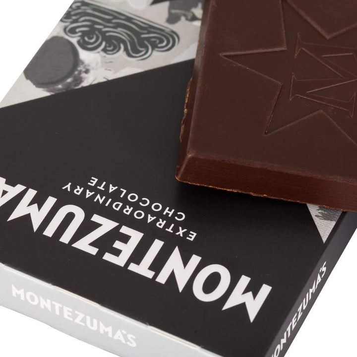 Montezuma - Absolute Black 100% Cocoa Dark Chocolate Bar, Vegan & Gluten-Free