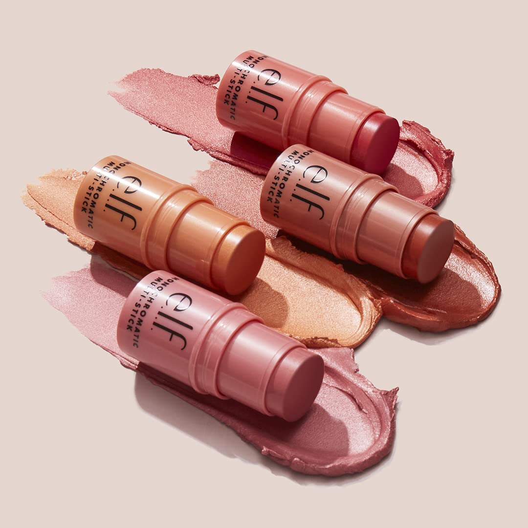 e.l.f. Monochromatic Multi Stick - Cream-to-Powder Multi-Use Colour Stick for Eyes, Lips & Cheeks (4.4g) 3