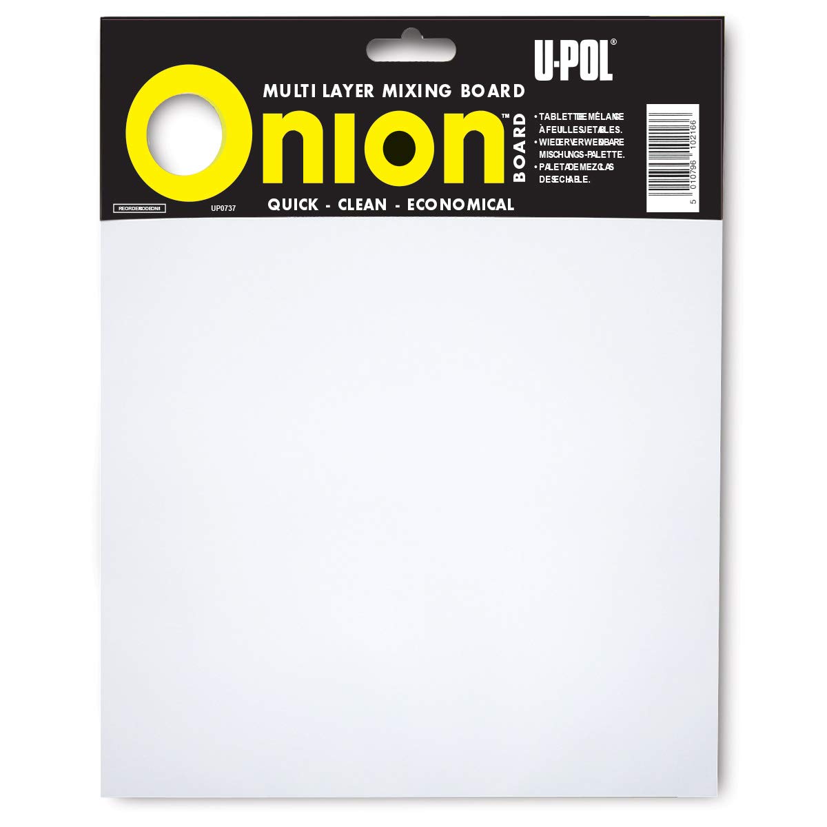 U-POL ON/1 Multilayered Mixing Palette - Paper Mixing Tray for Automotive Repair | Model 0737 1