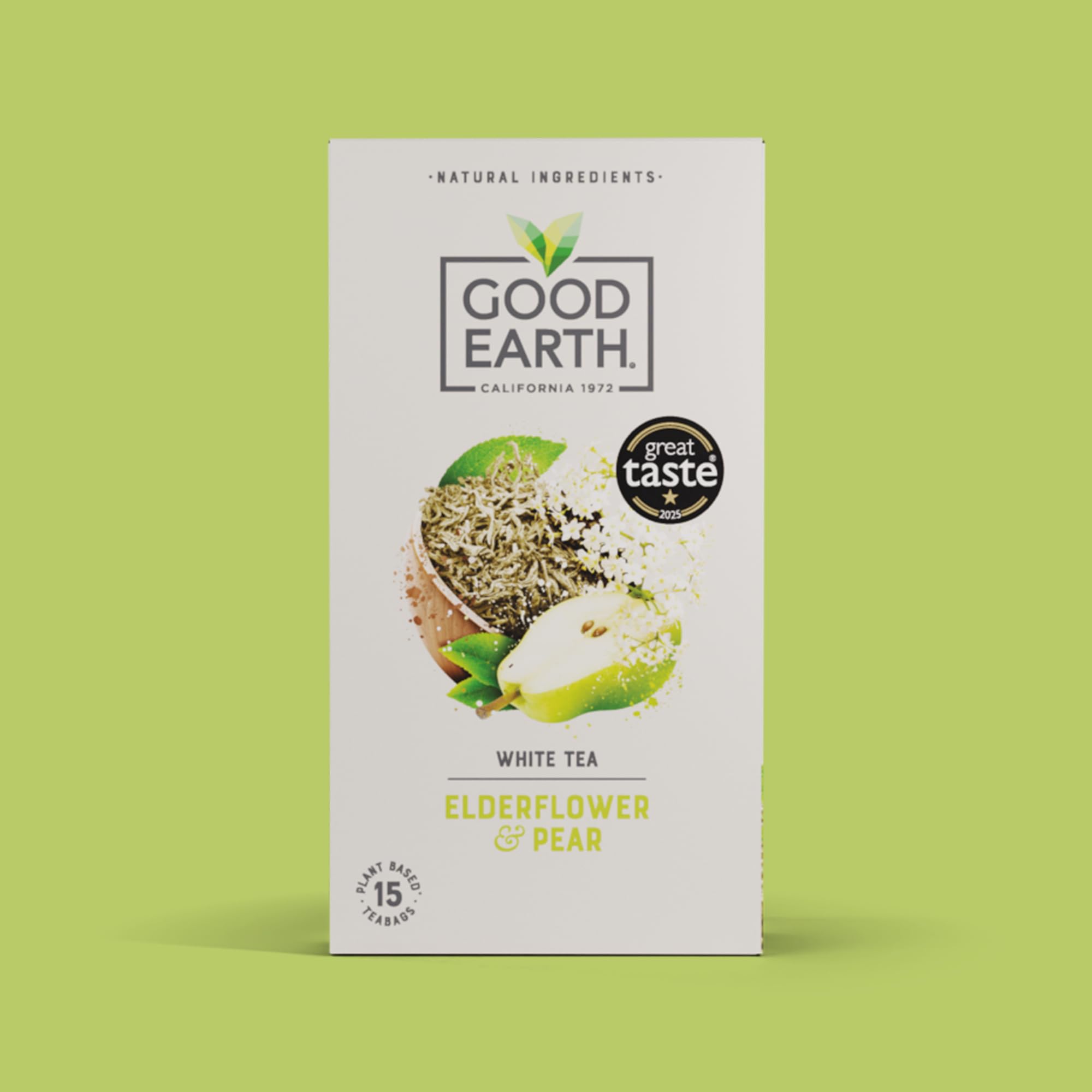 Good Earth Tea Co. Elderflower & Pear White Tea Bags - 15 Count 5
