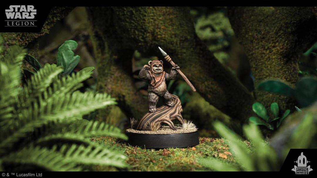 Atomic Mass Games Star Wars: Legion Logray & Wicket Commander Expansion