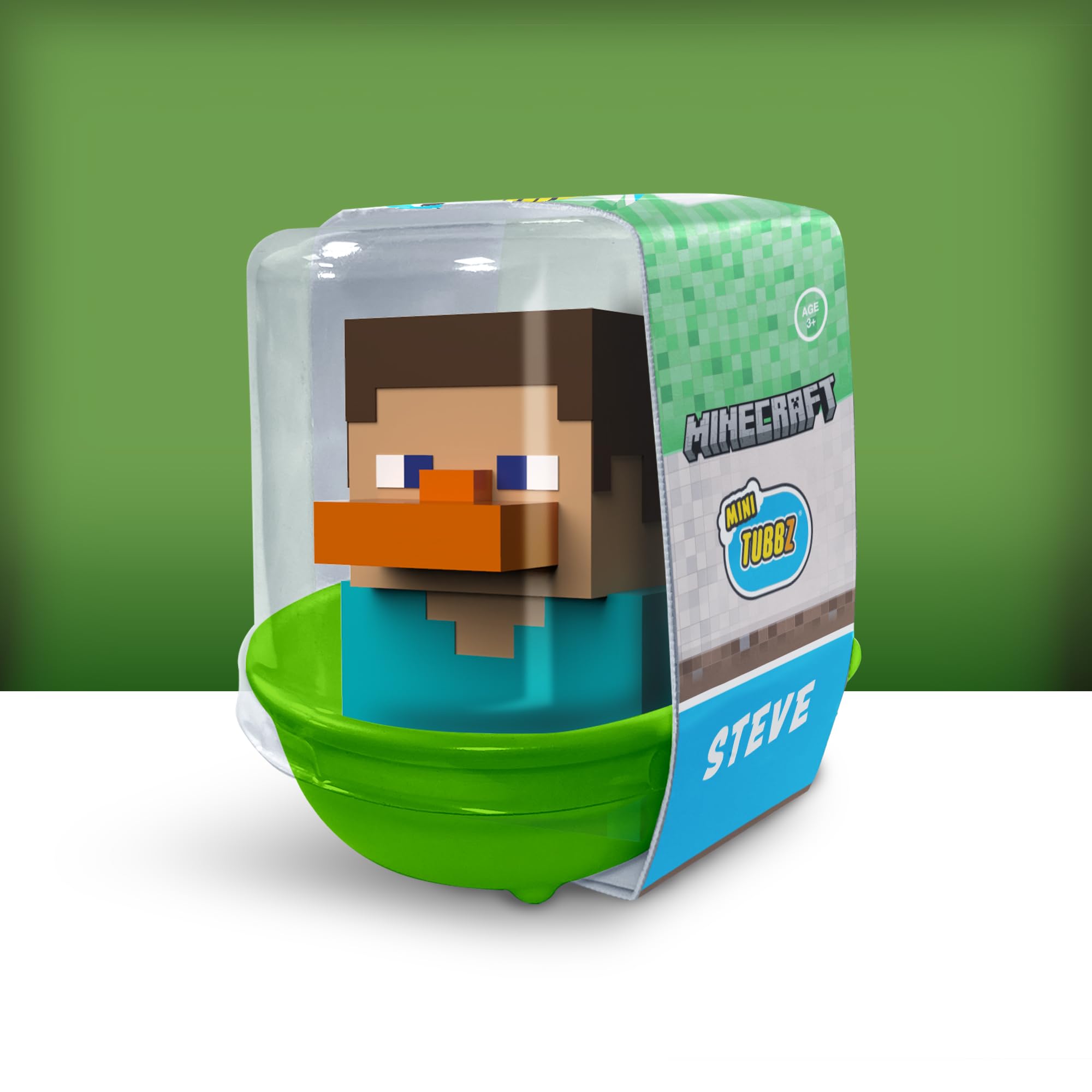 Minecraft Mini Steve Collectible Vinyl Rubber Duck Figure - Official TUBBZ Merchandise 6