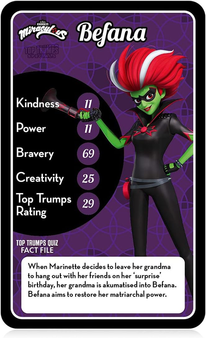 Top Trumps Miraculous Specials Card Game