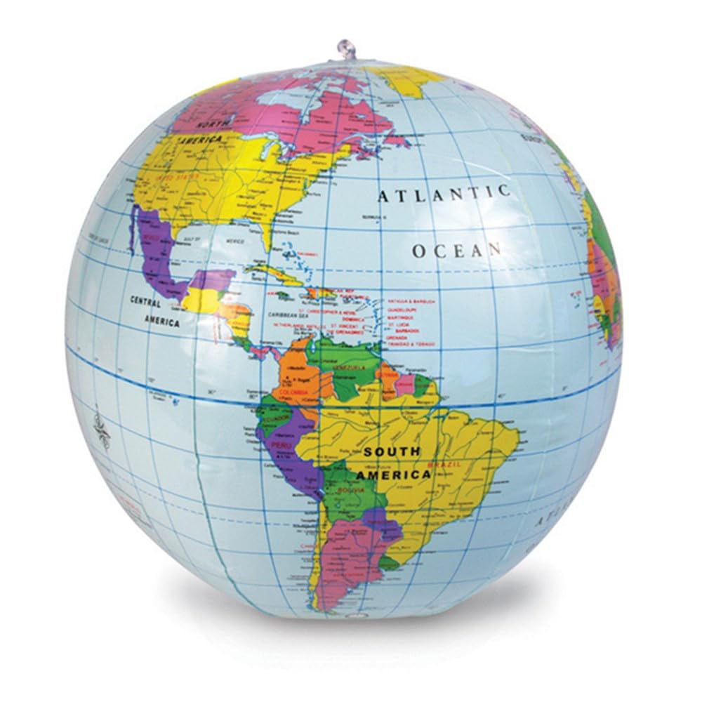 Learning Resources Inflatable Globe Without Light | Ages 5-9 | Medium Size 1