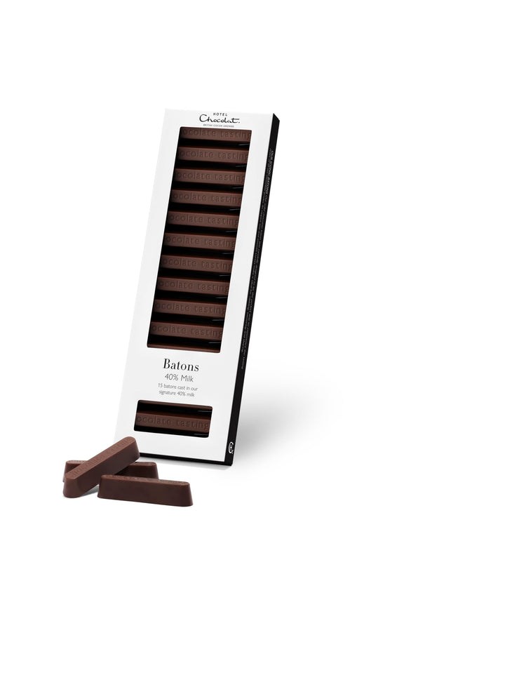 Hotel Chocolat 40% Milk Chocolate Batons - 15 Sticks, 120g