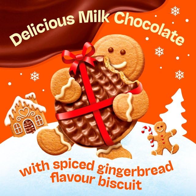 McVitie's Gingerbread Chocolate Digestive Christmas Biscuits 266g 3