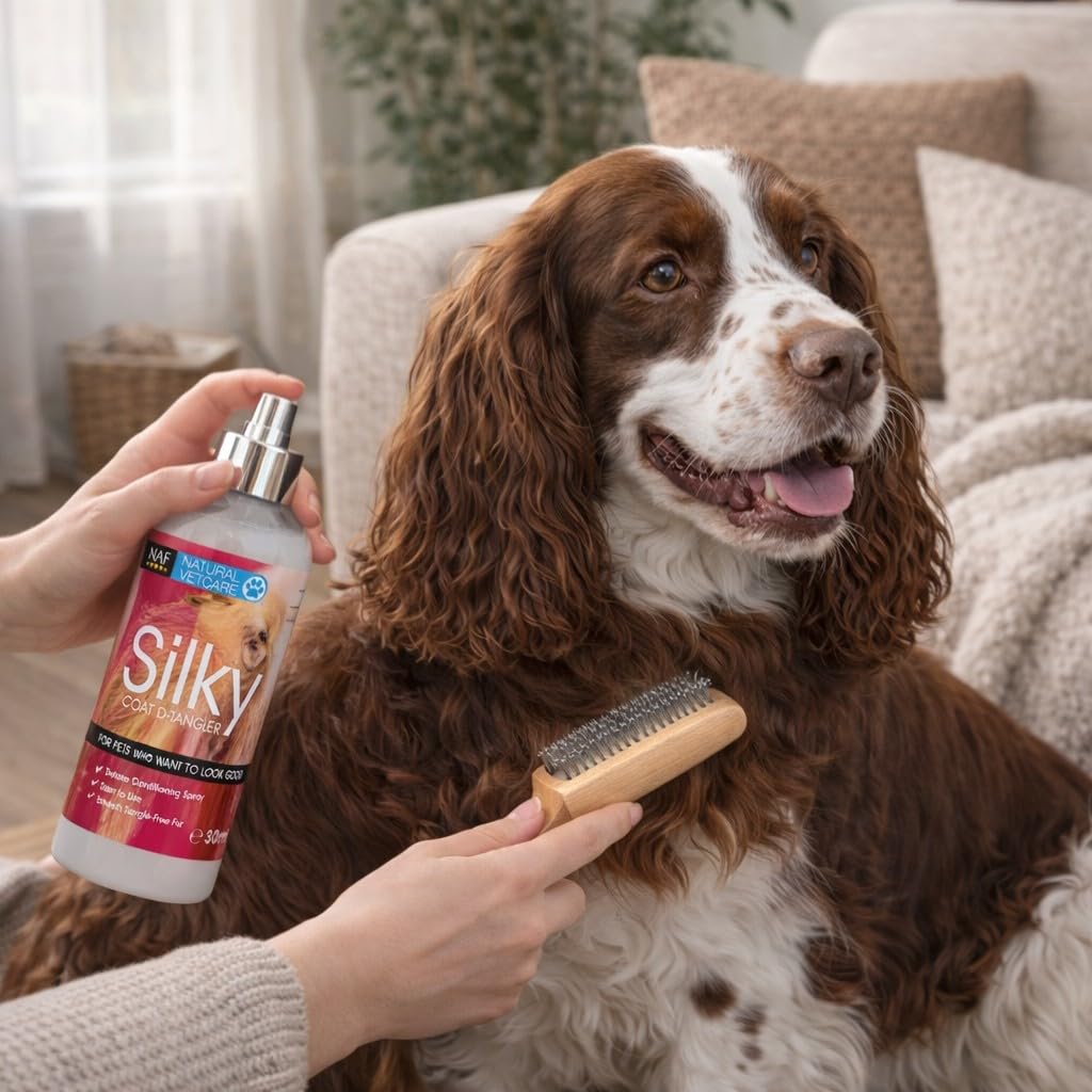 NAF Silky Detangling and Conditioning Grooming Spray for Dogs and Cats - 300 ml