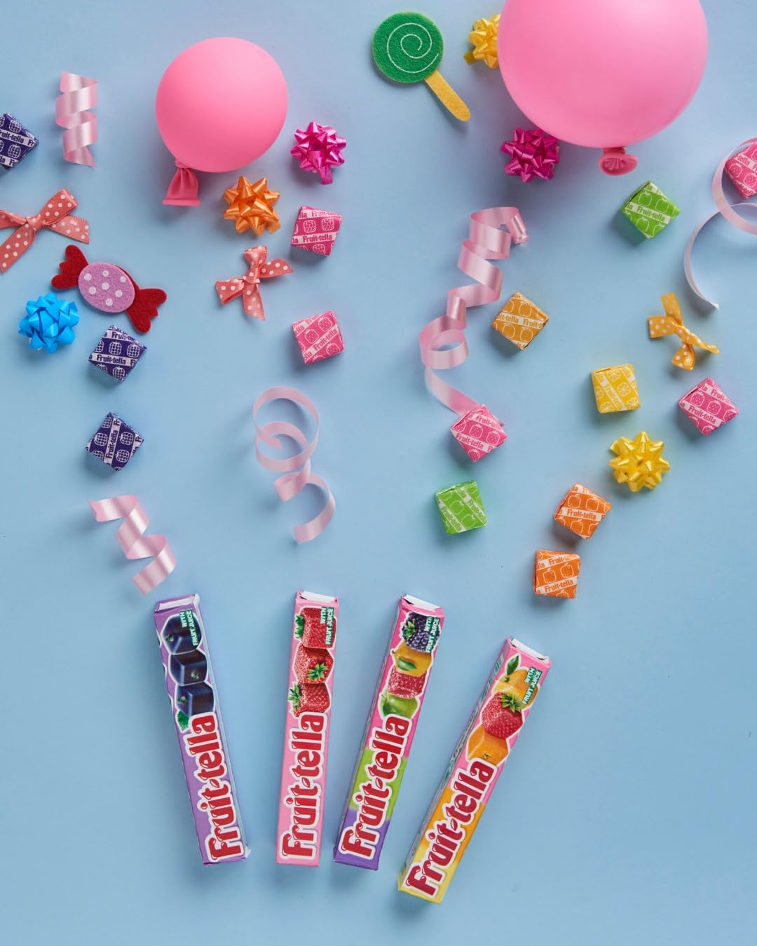 Fruittella Summer Fruits Soft Chew Sweets, Vegan & Gluten-Free - 40 x 41g Sticks