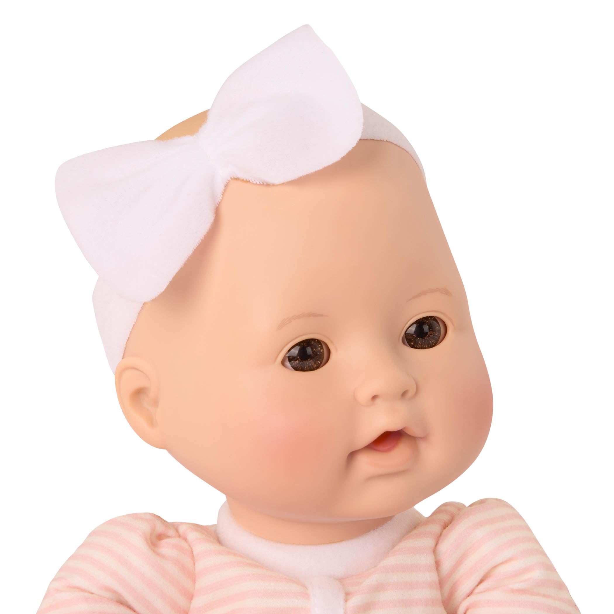 Baby Sweetheart Bath Time Doll - 12-Inch Soft Cuddle Doll with Bath Accessories for Toddlers 3
